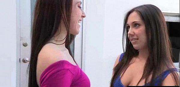  Teen Lez Girls (Mandy Muse & Jenna Sativa) Make Love In Front Of Cam clip-20